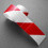 2 Rood Wit Waarschuwingslint 3 Meter Gloeiend Donker 11