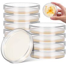10 Voorgegoten Agarplaten 7 Cm Petrischaaltjes Met Agar