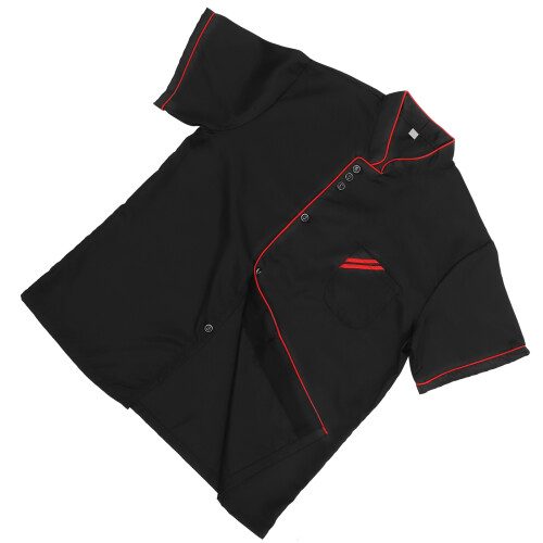 Unisex Basishemd Chef En Voedselservering Zwart 1