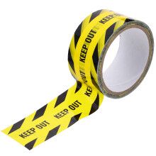 1 Rol Keep Out Veiligheids Tape Zelfklevend Voor Vloeren ( )