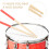 6 Paren Percussie Drumstokken Drumstokken Drumbeater Stokken 9