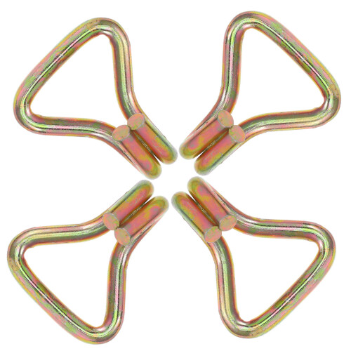 4Pièces Crochets Fixation Robuste Acier Pour Usage Maison