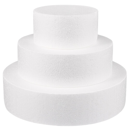 3 -kuchenformen runde dummies für hochzeitstorten