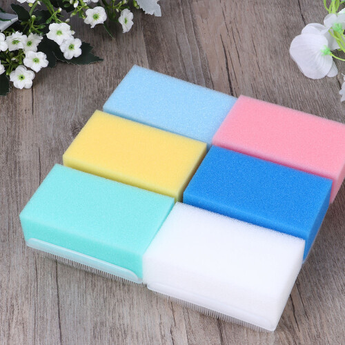 3Pièces Éponge Tactile Bain Massage Douce Pour 2