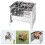 Bärbar Barbecue Grill Slitstark Vikbar Rack 5