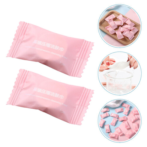 20Pcs Komprimerad Handduk Ansiktsdukar Engångsansiktsdukar För Resa 2