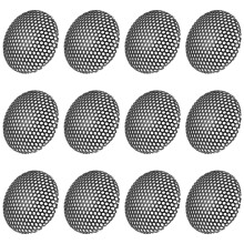 12Pcs Högtalare Skyddsnät Mikrofon Cirkulärt Dekorativt Nät