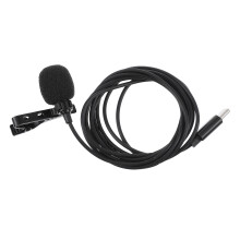 Usb-C Lavaliermikrofon Lapel Mikrofon Telefon Mikrofon Inspelningsmic