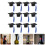 12Pcs Mini Examensmössa Flasklock Vinflaskstoppar Bukettdekoration 3
