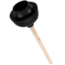 Toilettstöp Avlopp Vaskstöp Med Trähandtag