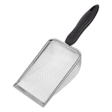 1 Styrenskål Med Sandspade I Rostfritt För Reptiler