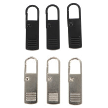 6Pcs Avtagbara Dragkedjor Universal Draghuvuden Bytbar Dragkedja