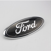 (Black)Jeu de décalcomanies 9" pour Ford Badge Emblème Logo Superposition pour Ford F150 20042014 Drapeau USA