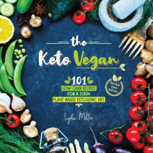 The Keto Vegan by Lydia Miller Paperback Book