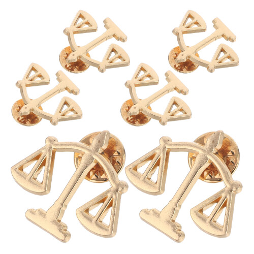 6 Piezas Broche De , Chinchetas Para , Accesorios Metálicos
