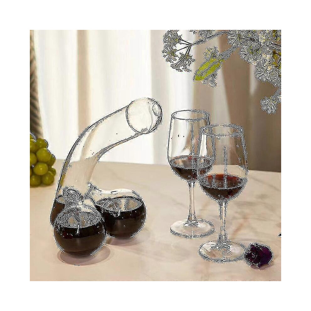 Kikidex (As Show, One Size) Party Compatible With Alcohol Men Birthday Gift Decanter Whiskey Decanter Glass Decanters-Q