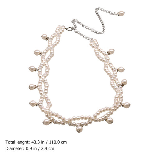 1Stk Perlen Taillen Accessoire Für Damen 1