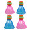 4 Stks Led-Verlichte Nylon Badminton Shuttlecocks Buiten 1