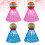 4 Stks Led-Verlichte Nylon Badminton Shuttlecocks Buiten 11