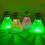 4 Stks Led-Verlichte Nylon Badminton Shuttlecocks Buiten 10