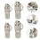 4 Gepersonaliseerde Huisdier ID Tags Hond 5