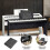 Accessoire Clavier Piano En Polyester Noir Résistant Et Lavable 9