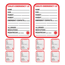 10 Informatie Sticker Voor Autostoel Kinderwagen Rugzak