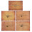 5 Set Vintagetidningspapper Antikt Utseende 4