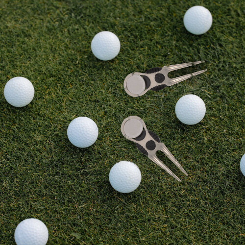 1 St Golfs Divot Reparationsverktyg Zinklegering 2
