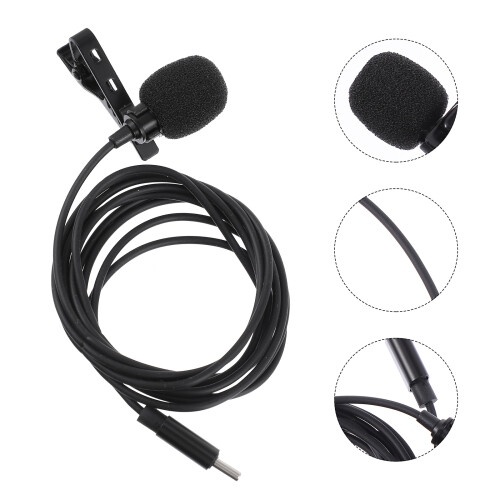 Usb-C Lavaliermikrofon För Inspelning I Telefon 2