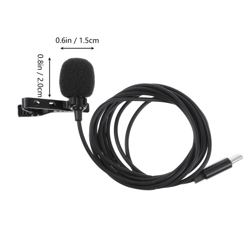 Usb-C Lavaliermikrofon För Inspelning I Telefon 1