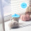 2Pièces Couvercles Silicone Antifuite Pour Mug Bleu Décor 5