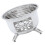 1 Set Portabel Campinggrill, Rostfritt Campningsspis, Bbq 6