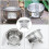 1 Set Portabel Campinggrill, Rostfritt Campningsspis, Bbq 3