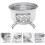 1 Set Portabel Campinggrill, Rostfritt Campningsspis, Bbq 7