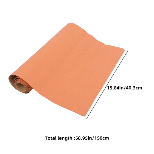 2St Sammanfogade Läderförklädnadsblad: 0,4 Mm, 40*150 Cm 2