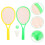 1 Set/4 Delar Tennisracket Förälder-Barn Bollar 9