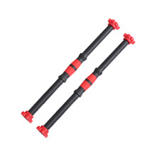 2St 50 Cm Hantelstänger Spinlås Och 4 Mutter För Gymträning