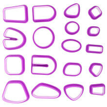 18Pcs Polymerleraklippare Klädselklippare Smyckestillverkning