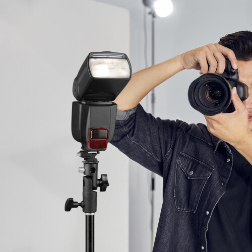 Svängbar E- Professionell Fotografering Blitzhållare 1