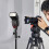 Svängbar E- Professionell Fotografering Blitzhållare 3