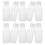 10Pcs 200 Ml Plastmjölkbehållare Dryckesflaskor 2