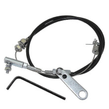 (As show, One size) 24 Inch Universal Throttle Cable Kit W/ Mounting Bracket For Hot Rod Rat Rod Sb Chevy Carter Carbur