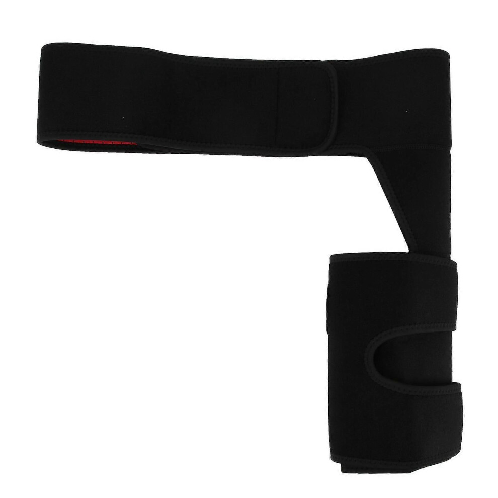 Kikidex (As Show, One Size) Fitness Thigh Brace Support Wrap For Abdomen Hip Joint Support Muscle Strain Protection
