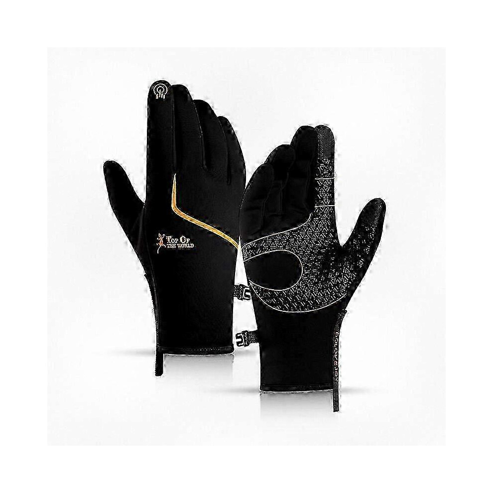 Kikidex (As Show, One Size) Waterproof Winter Cycling Gloves With Touchscreen, Warm & Comfortable For Men And Women