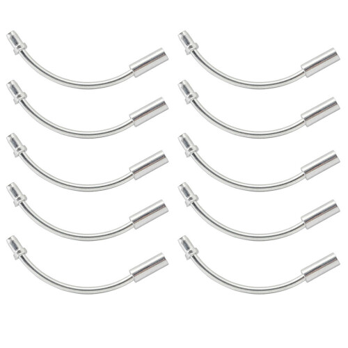 20Pcs Professionella V-Broms Kabelföringsrör För (Silver) 1