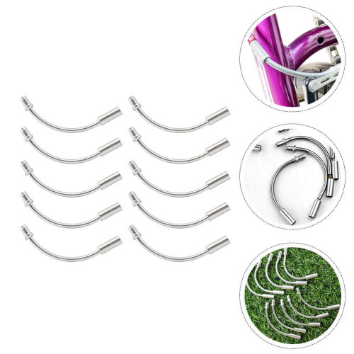 20Pcs Professionella V-Broms Kabelföringsrör För (Silver) 2