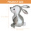 5Pcs Bunny Foil Balloons For Easter Celebration 10