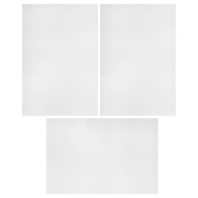 3Pcs Aluminiumplatta A4 Sublimeringsblank Metallskylt Diy