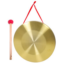 Loud Kinesisk Gong Bärbar Varningsperkussionsinstrument